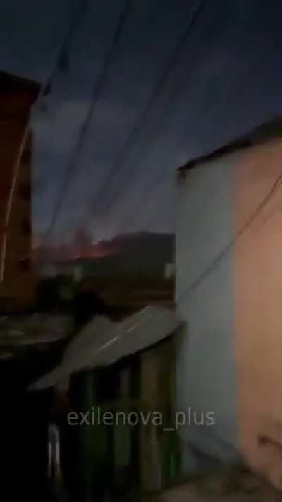 Fighting near Fort Tiuna tonight during a US military operation (Caracas, Venezuela)