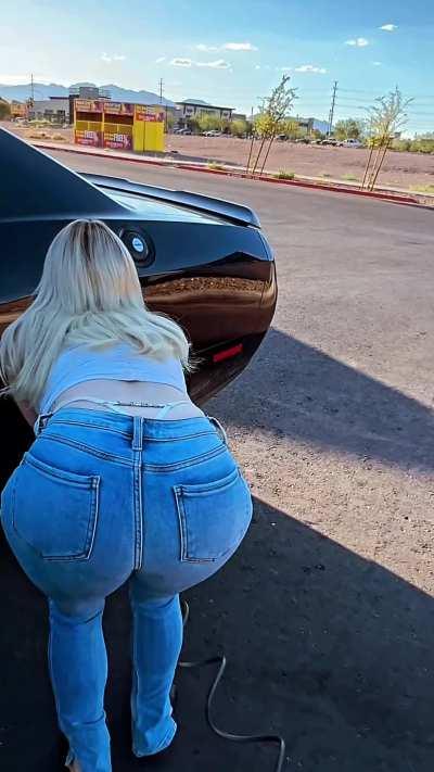 Do you like my thong or my car more?
