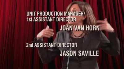 Maybe she could pursue a career in stand up after she loses the race?