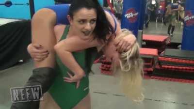 Thunder Rosa carries Penelope Ford away