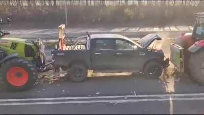 [OC] Farmer's protests in Germany today 