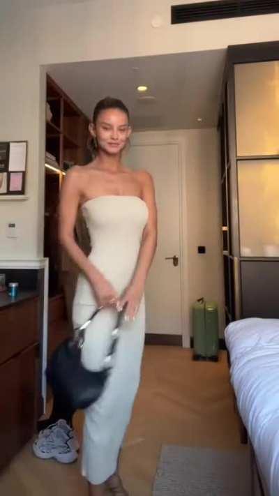 Fitcheck in white dress - TikTok from May 20, 2023
