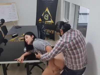 MF: Quickie in the meeting room #worksex