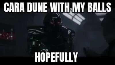 Hmmm, yes, strong lady with my ballz