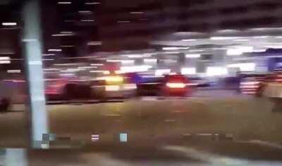 Denver Police opens fire (pepper bullets and tear gas) on a car with a pregnant woman in it