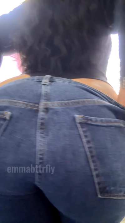 Busting out of these jeans [f]