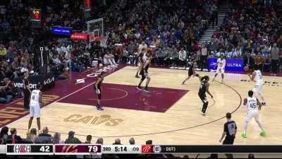 [Highlight] Jarrett Allen buries first three-pointer of the season to put the Cavs up 40