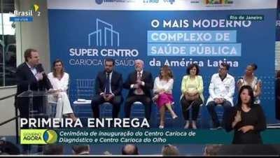 Eduardo Paes imita Lula durante discurso no Rio