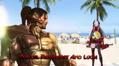 Jetstream Sam And Alpha Lucia In The Beach