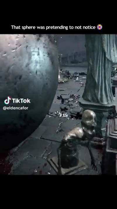 That sphere was pretending to not notice😭