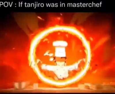 tanjiro as a MasterChef