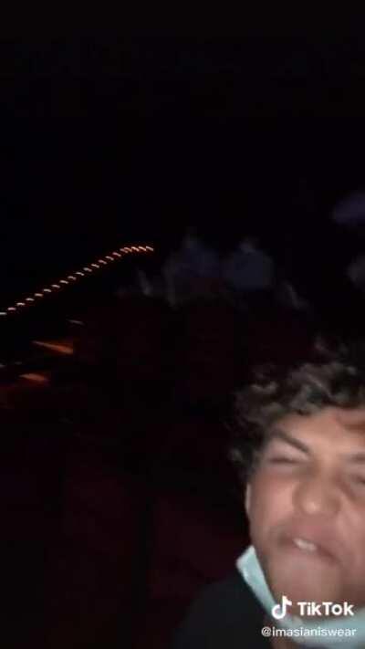 Guy starts to shout and curse random kids because his date didn’t show up