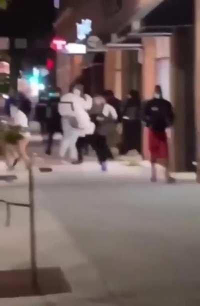 Police doing their job during riots