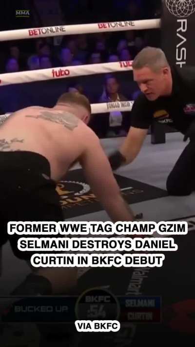 Former WWE superstar Rezar wins his BKFC Debut