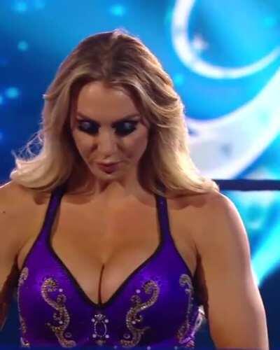 Charlotte Flair this Amazon bitch has giant tits