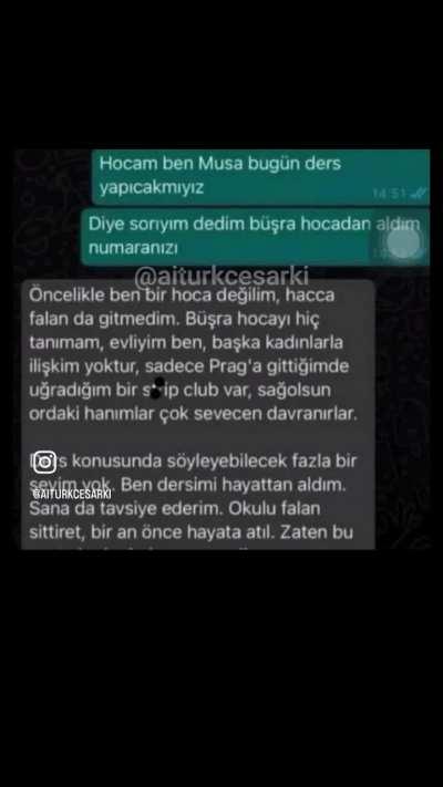 Hocam ders var mı yok mu anlamadım