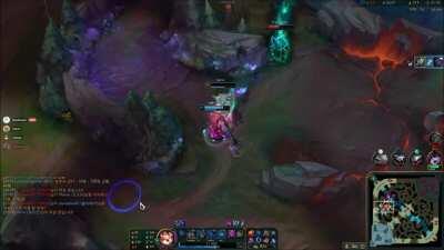 zilean cutting it kind of close (we couldn't be loud because it was 4am)