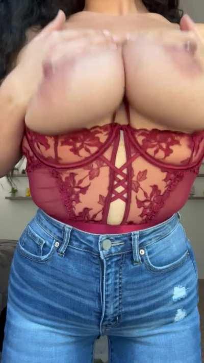 Ready for that titty fuck now 😈