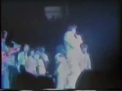 Elvis giving an amazing performance of 'You Gave Me a Mountain', December 29th 1976