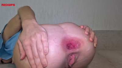 Huge dick John almost tore my ass open