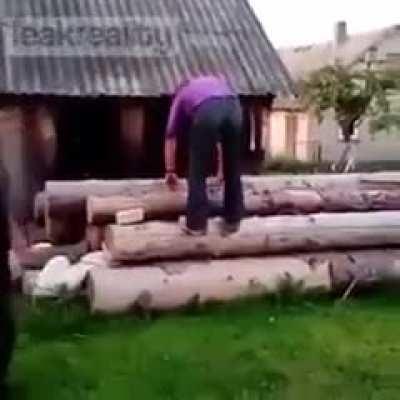 HMFT after I flip off of this log