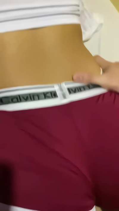 Latina Calvin Klein Panty Doggystyle