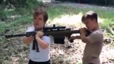 small men with big guns