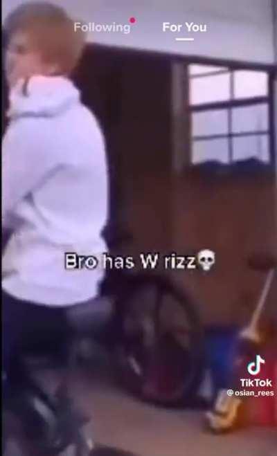 Bro has W Rizz