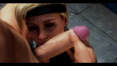 Cassie’s SEXY dick play (Hollownsfw)