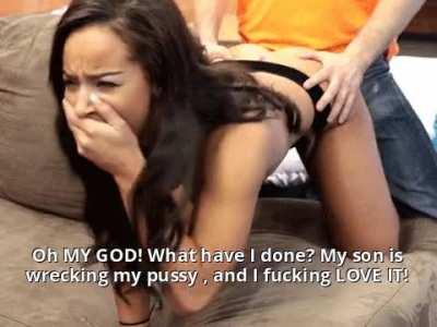 My Son is wrecking my pussy, and I love it.