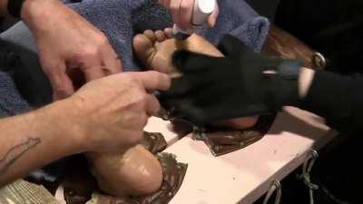 No mercy with lia ticklish feet