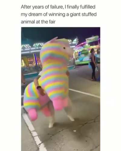 I wish i was this happy about anything in my life