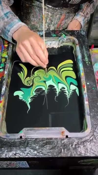 Hydrodipping a baseball cap