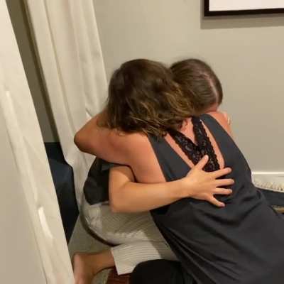 A man pulled off the perfect birthday surprise for his wife by flying in her sister, whom she hadn’t seen in 10 months