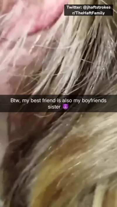 Girlfriend eats brothers creampie out of his sisters pussy