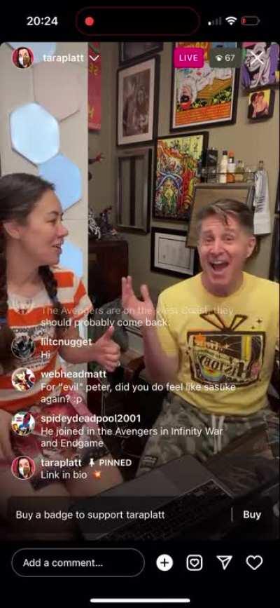 Somebody asked Yuri Lowenthal to describe Spider-Man 2 in 6 words