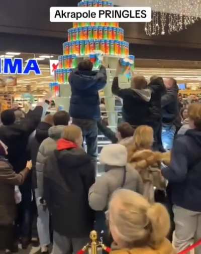 Putting a display outside the store