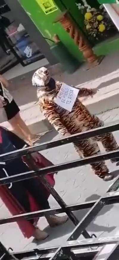 Desfile, juicio a ex presidentes.