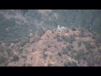 Indian Army post is struck by ATGM/artillery from Pakistan Army troops along Line of Control (LoC)