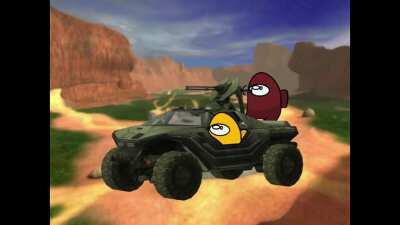 crewmate grif and simmons going on a loud trip