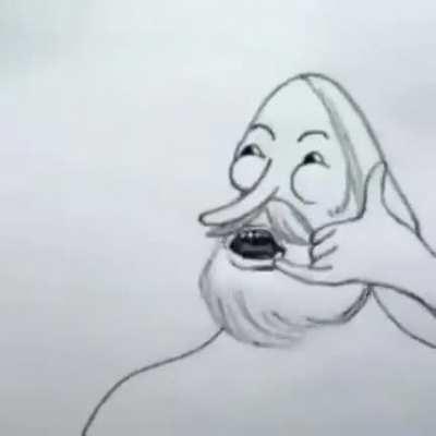 Hand Drawn Cartoon with Folksy Lyrical Song