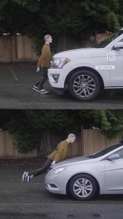 Deadly SUVs, TW: being run over 