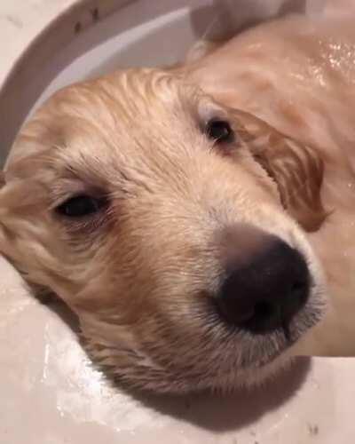 Warm & relaxing bath at home.