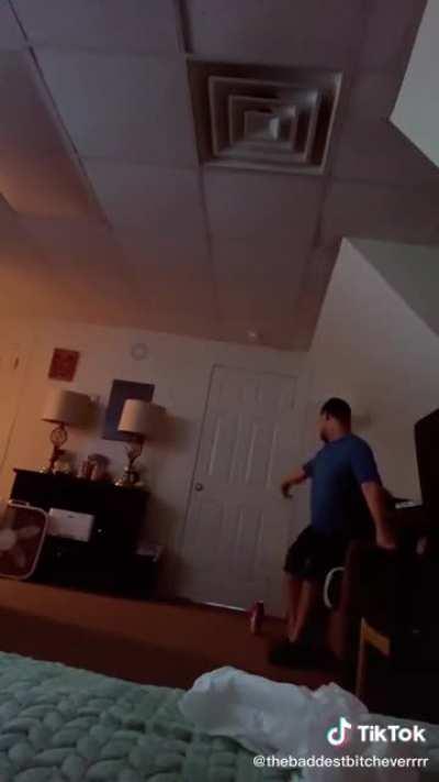 nigga harassing the old ass man 😭“GET OFF MEEE 😫😫😫”