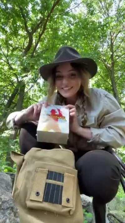 Hope to see more of fem Indiana Jones. She posted a set on Patreon.