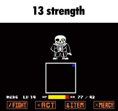 13 strength moment