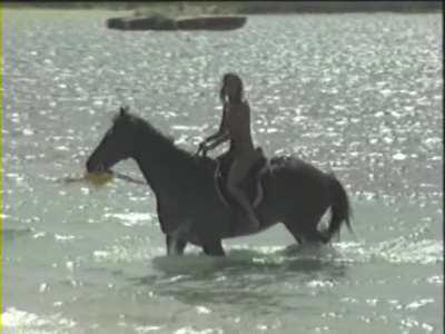 Parafotos - Treasured Island (UK1993) (2/3) - Horse riding on the beach of Club Orient