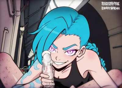 Jinx Blowjob (StickSpoodge)
