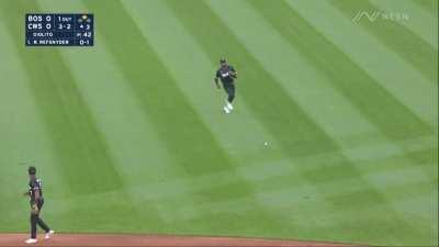 [Highlight] David Hamilton shows off his speed scores from second on an error by Tim Anderson