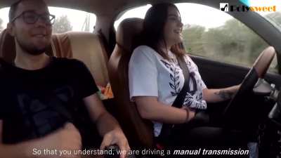 Holidays = long car ride = mutual masturbation rides